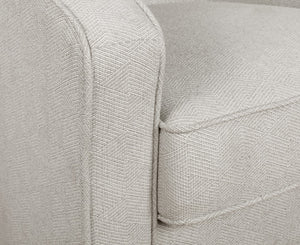 OSP Home Furnishings Danica Swivel Chair Grey Zig-Zag