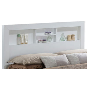 English Elm Elegant King-Sized Bed Frame - Timeless White Finish, Durable Design For Modern & Classic Bedrooms B078S00266
