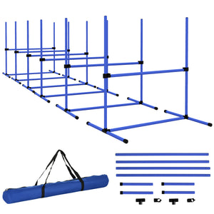 English Elm PawHut 63" 6-Tier Small Animal Habitat with Hammock, Heavy-Duty Steel Cage, Wheels & Removable Tray Blue W2225P217632