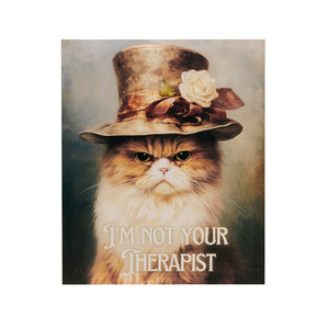 Madison Park Grumpy Cats Modern/Contemporary I'm Not Your Therapist Canvas Wall Art MP95C-0332 I'm Not Your Therapist/Multi