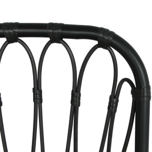 English Elm Christopher Knight Home® - Outdoor Hand-Woven PE Rattan Patio Dining Chairs Set of 2 with Iron Frame 400lb Capacity, No Assembly Required Black+ Gray N762P236169G