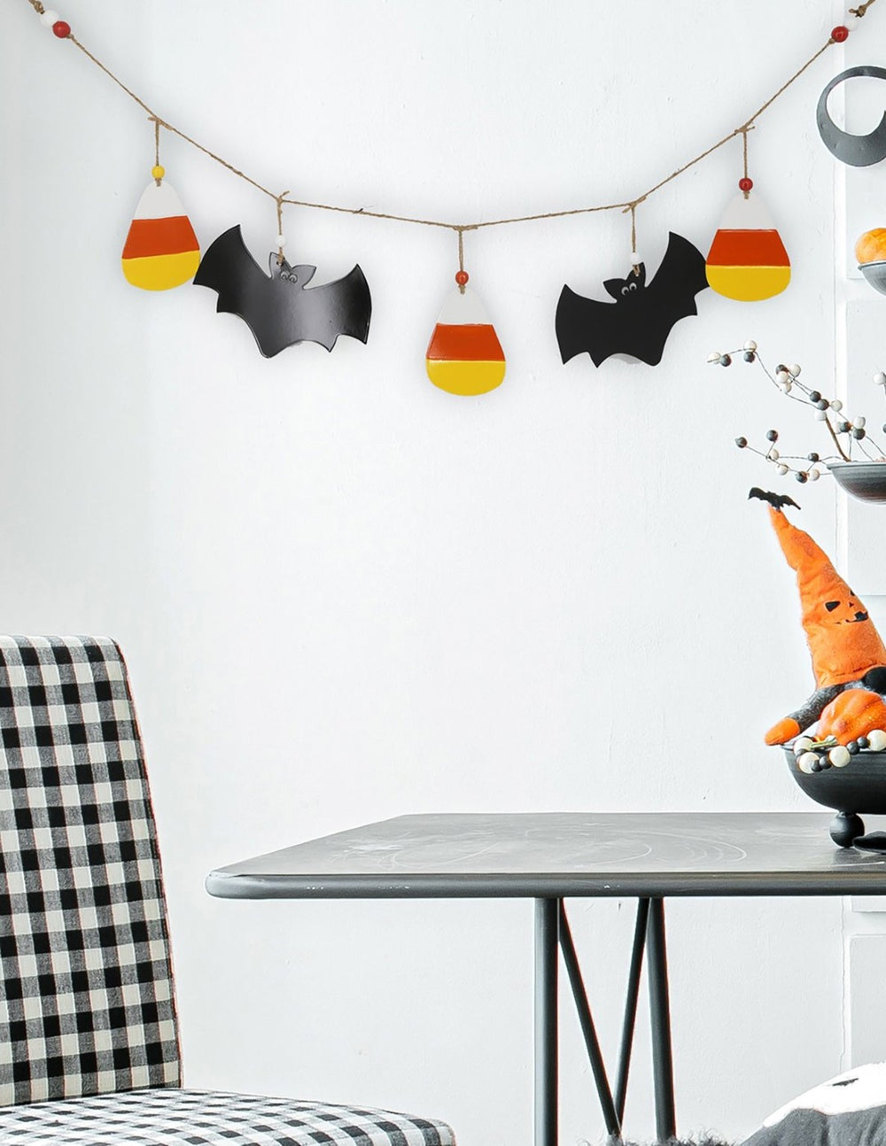 English Elm Set Of 2 Halloween Garlands - 47.5" Spooky Wall Decor For Festive Parties And Home Accents W2078P370795-GIGA