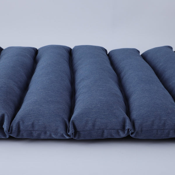 English Elm New Set of 2 Uv Resistant Polyester Chaise Lounge Cushions for Outdoor Patio Use Antique Blue,Blue W419P460513