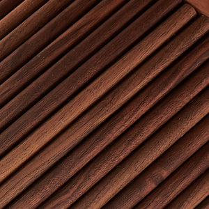 English Elm Walnut Wood Veneer Round Coffee Tabletop - 27.56 Inch Mid-Century Design For Stylish Living Spaces W1164P225857-GIGA