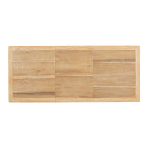 English Elm TOPMAX Vintage 9-Piece Extendable Dining Set with 23.6" Removable Leaf and 8 Upholstered Chairs SP000057AAA