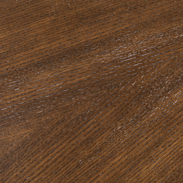 English Elm 1 Round Coffee Table 36" Dia Brown Wood Veneer MDF Top Sturdy 85lb Capacity Mid-Century Accent B035P319671