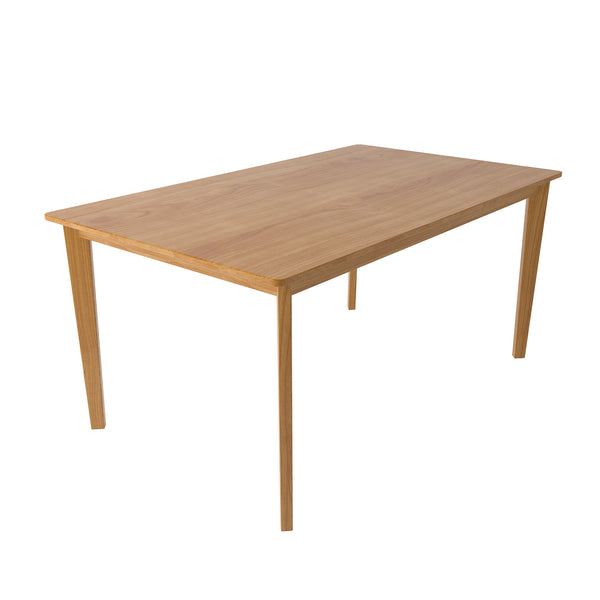 English Elm Rectangular Scandinavian dining table - versatile modern multifunction desk for home, office & dining room Teak W395P316331