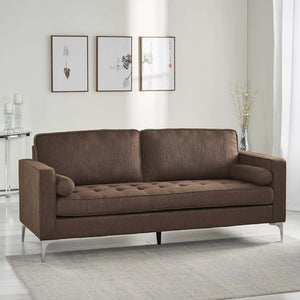 Christopher Knight Home® - Noble House - - Mirod 82'' Sofa,Tufted Seat,Metal Legs,Living Room And Study