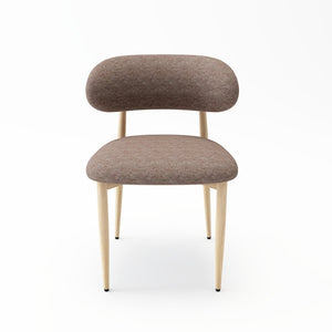 English Elm Dining Chair Set with Wood Grain Metal Frame Upholstered Seat Modern Farmhouse Kitchen Coffee W3316P449685