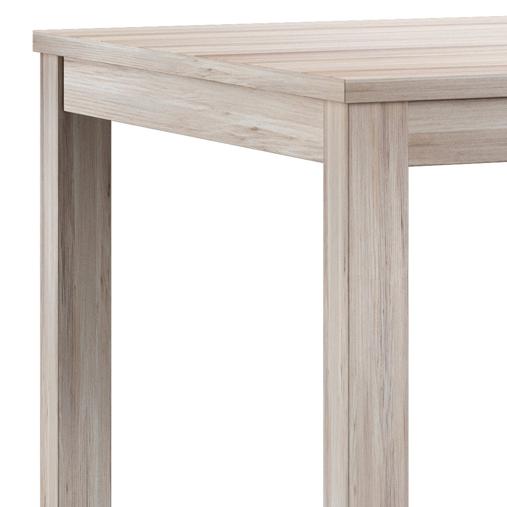 English Elm Wallace & Bay - Beige Modern Wood End Tables Set of 2 — Compact 22" Square Design, Neutral Finish for Small Spaces B2709P406268