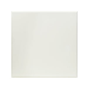 English Elm Adara Antique White Finish Square Coffee Table with 60mm Top, Floral Sculpted Legs and Elegant Apron Design B2726P256371