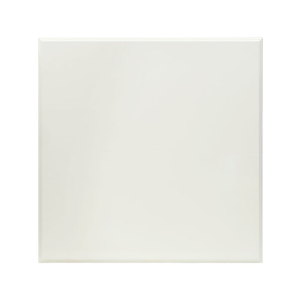 English Elm Adara Antique White Finish Square Coffee Table with 60mm Top, Floral Sculpted Legs and Elegant Apron Design B2726P256371