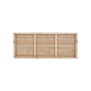 JLA Home Madison Park - Hand Painted Elle Summers Wood Plank Panel - 30x12 Rustic Perched Birds, Neutral Farmhouse Decor MP95B-0217