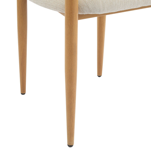 English Elm Christopher Knight Home® - Dining Arm Chairs Set Of 2 - Modern Upholstered Design With Iron Frame For Elegant Dining Comfort N771P232981K