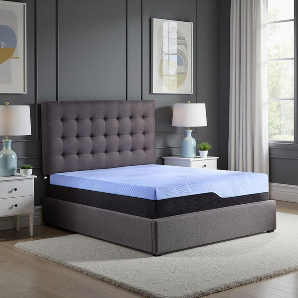 English Elm Refresh 12 Inch Hybrid King Mattress with Latex Talalay Foam and Wrapped Coils B210P286884