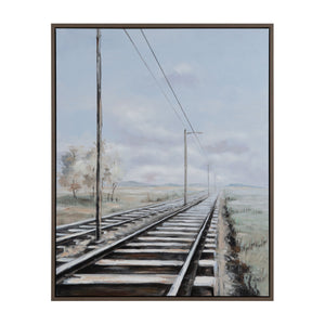 Crestview Collection Rails Away - Elegant Wall Decor By Crestview - Unique China Art Piece For Stylish Home Interiors   Cvtop3544