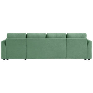 English Elm Swivel Barrel Accent Chair Chenille Tufted Round Club Seat for Living Room Lounge Green N719S002210F