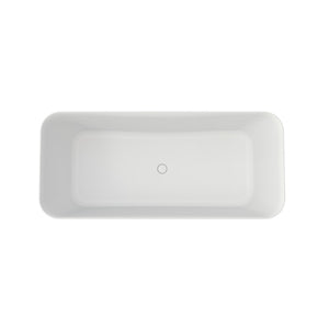 English Elm 67 Inch Freestanding Soaking Tub Eco Stone Resin Matte Finish Spa Bath Retreat T3785P353971