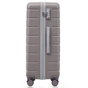 English Elm Premium Abs Hardshell 3 Piece Suitcase Set with Tsa Locks and Spinner Wheels Light Brown N726P296022U