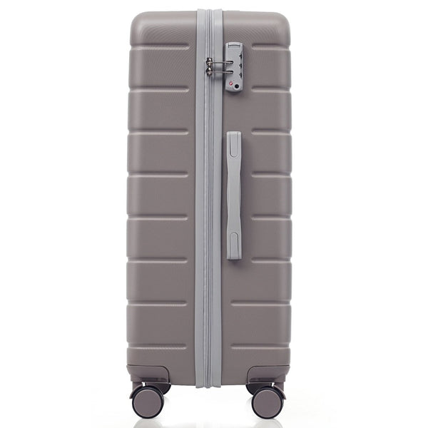 English Elm Premium Abs Hardshell 3 Piece Suitcase Set with Tsa Locks and Spinner Wheels Light Brown N726P296022U