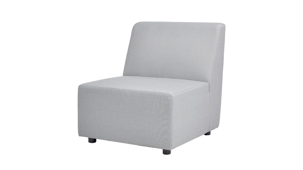 English Elm Cleo Outdoor Modular Deep Seat Armless Chair Olefin Fabric Patio Lounge Piece B2719P245984