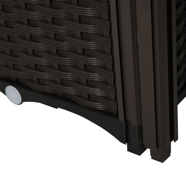 English Elm Outsunny 4-Piece Modular Raised Garden Bed Set With Self-Watering Planters For Easy Gardening & Accessibility W2225P200752-GIGA