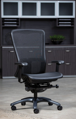 OSP Home Furnishings Progrid Ergonomic Mesh High Back Office Chair with Lumbar Support and Tilt Controls 93720