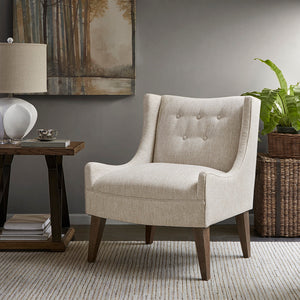 Madison Park Malabar Transitional Accent Chair MP100-0538 Cream