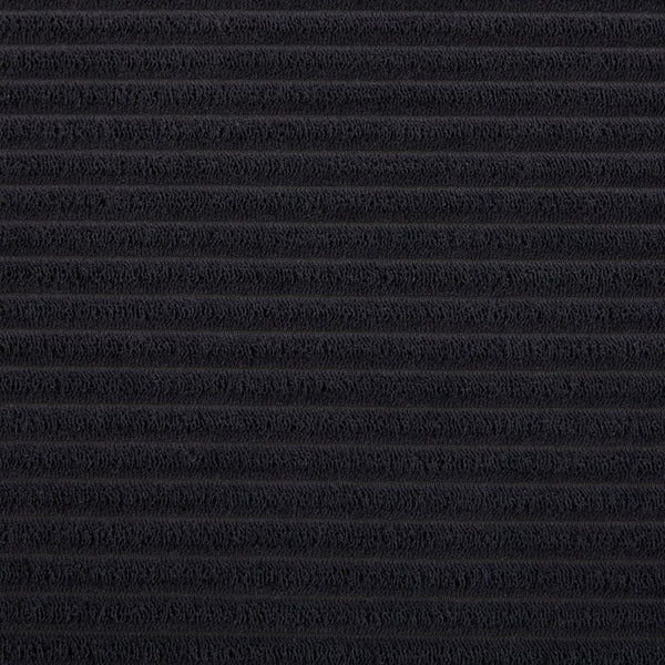 English Elm Deep Seat Sectional Sofa - Plush Black Corduroy Couch With Ottomans For Modern Living Spaces W2120S00001-GIGA