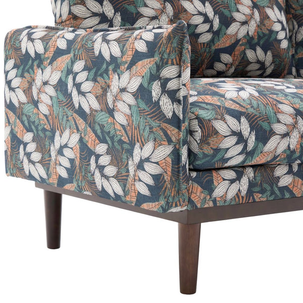 English Elm Modern Chenille Loveseat with Pocket Spring Cushions and Rubberwood Legs for Living Room Green N763P347228F