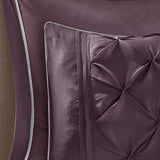 Madison Park Essentials Joella Transitional 24 Piece Room in a Bag MPE10-700 Plum