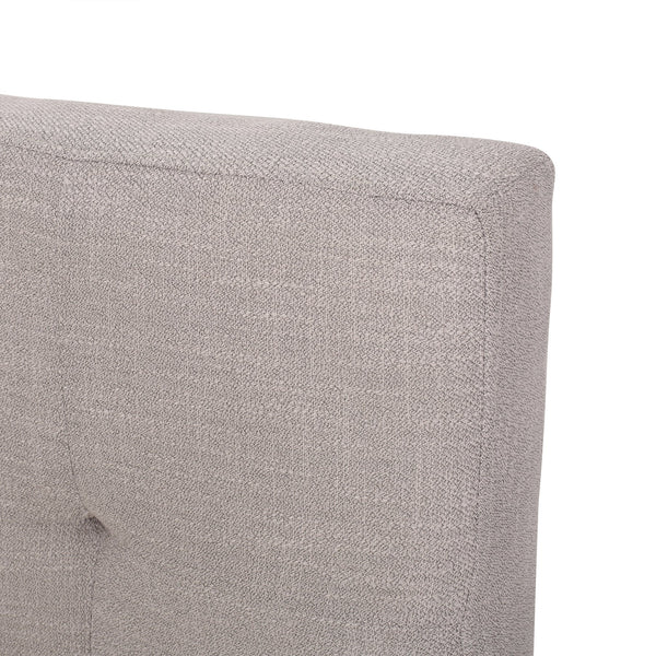 English Elm Christopher Knight Home® - UPHOLSTERY King Size Bed Light Grey Upholstered Button Tufted Headboard Contemporary Fabric Elegant Upgrade N761S6726603L