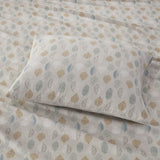 True North by Sleep Philosophy Cozy Flannel Casual Printed Sheet Set TN20-0256 Multi Leaves