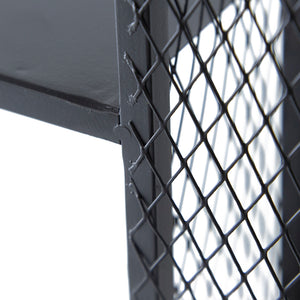 English Elm 26x5.1x28.3" Black Floating Wine Bar Shelf with Two-Tier Bottle Storage, Glass Holders & Cork Bin — Sleek Wall-Mounted Display Organizers W2078P223144