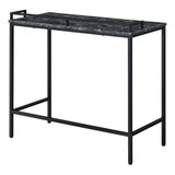 OSP Home Furnishings Brighton Console Table Black/Black