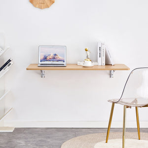 English Elm Laundry Wall-Mounted Folding Table - Space-Saving Work Surface For Home Office, Kitchen, And More! W3226P278935