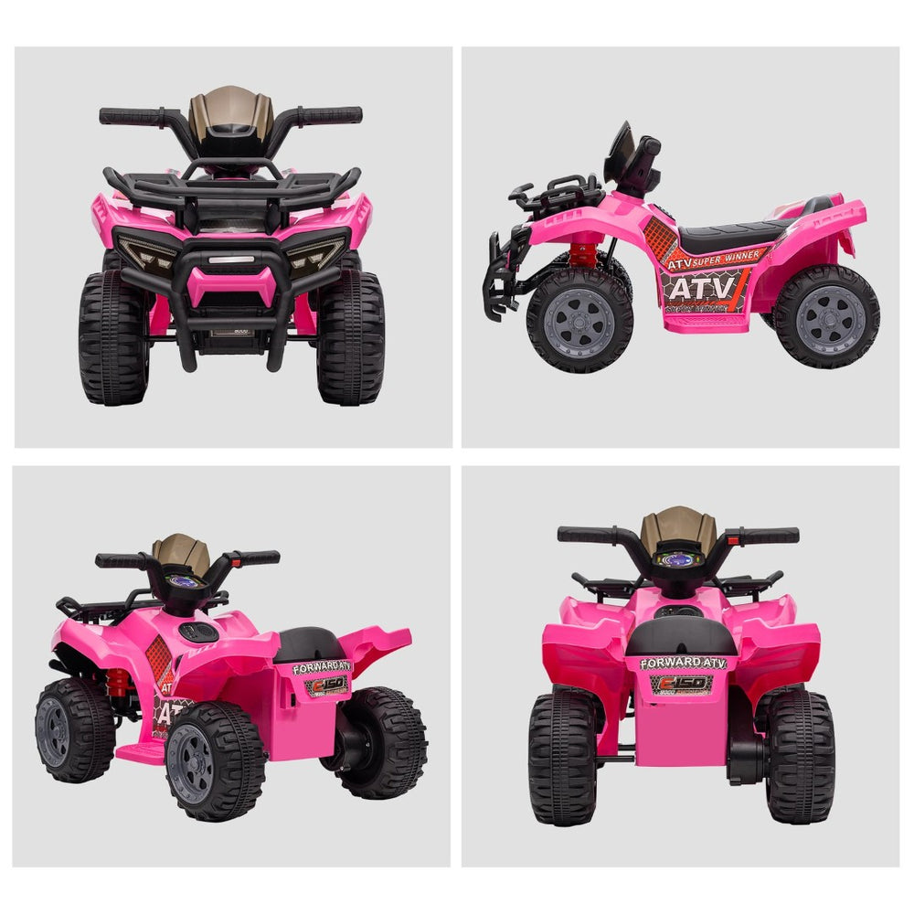 English Elm Aosom 6v Electric Toddler Atv Quad Ride on with Non-slip Grip and Durable Tires W2225P217192