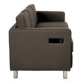 OSP Home Furnishings Atlantic Sofa Graphite