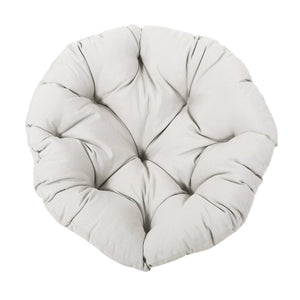English Elm Christopher Knight Home® - MIA Papasan Chair with Beige Cushion & Light Brown Faux Rattan Frame, Swivel Outdoor Lounge Seat, Cozy 69572.00LBRN