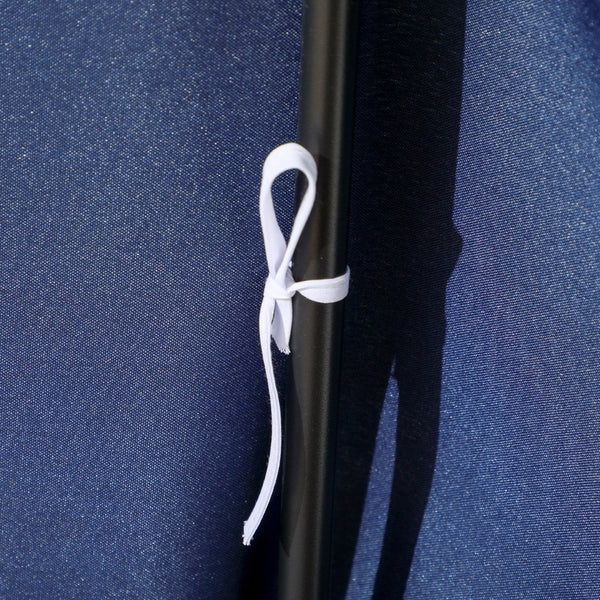 English Elm Outsunny 3-Seat Patio Swing Chair With Adjustable Canopy, Cushions & Durable Steel Frame For Outdoor Relaxation W2225P200622-GIGA