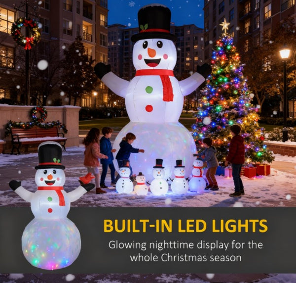 English Elm Inflatable Santa Fire Truck Yard Display with Led Lit Tree 7.5 Foot Holiday Decor T3971P415555