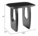 Arasan Accent Table Black 110225 Zuo Modern