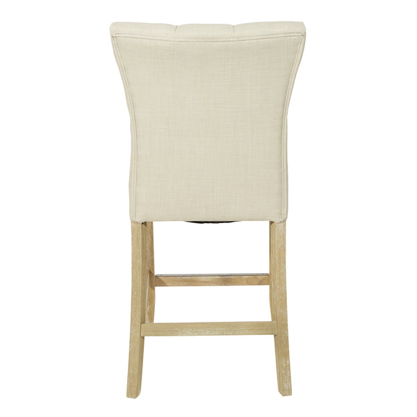 OSP Home Furnishings Preston 24" Counter Stool Marlow Burlap