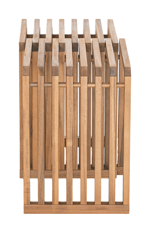 Zuo Modern Riviera Extendable Bench Set Of 2 - Stylish Acacia Wood Design For Outdoor And Indoor Living Spaces Natural Solid Acacia Wood 704155-zuo-modern