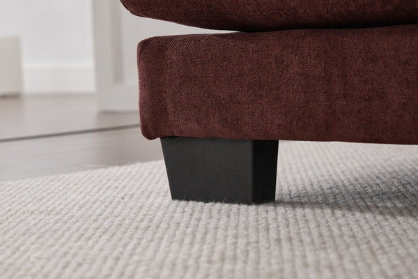 English Elm United We Win U Shaped Cloud Couch - Luxurious Chenille 4-Seat Sectional With Memory Foam & Storage W1568S00214-GIGA