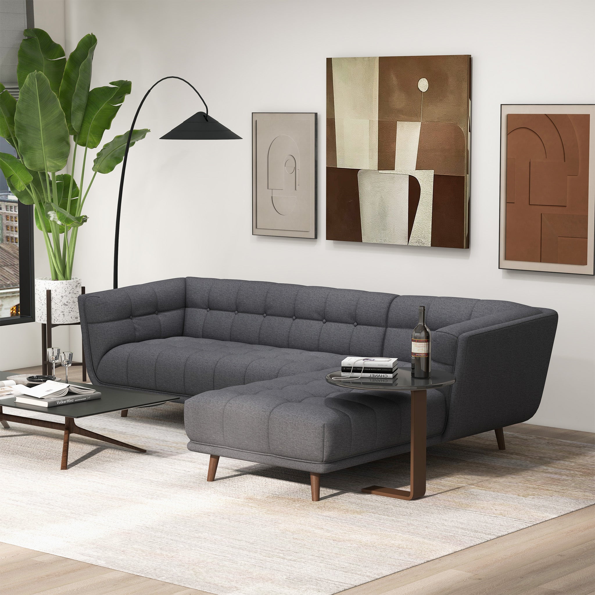 English Elm Addison Sectional Sofa - Thumbnail 3