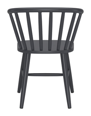 Zuo Modern Shio Dining Chair - Modern Powder Coated Aluminum Frame For Stylish Indoor & Outdoor Dining Spaces Black Aluminum 704083-zuo-modern