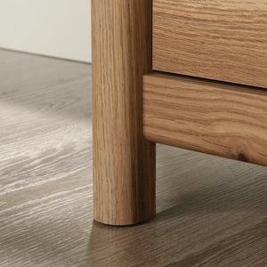 English Elm Dresser, Elegant Brown Finish With 4 Deep Drawers For Stylish Storage In Any Room Or Entryway B356P402612