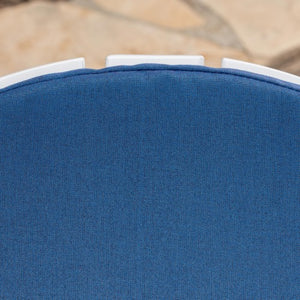 English Elm Christopher Knight Home® - Chair Cushion - Dark Blue Adirondack Cushion For Outdoor Seating, Water-Resistant & Easy Care N769P577022N
