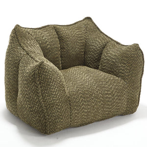 English Elm Sofa plush beanbag chair with superfiber cover and resilient foam filling for ultimate home comfort and relaxation Olive Green W1996P252266